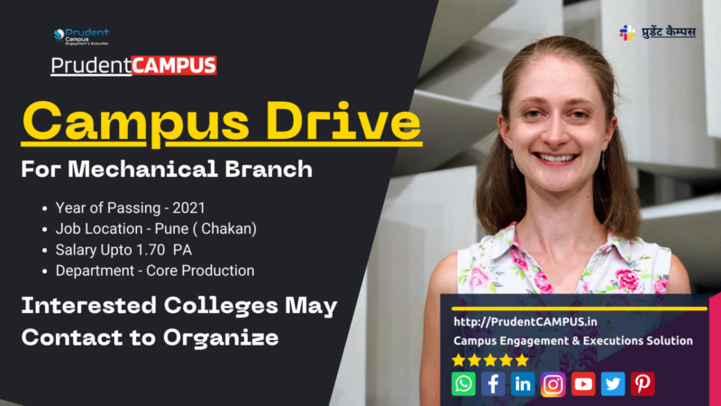 PrudentCAMPUS est. in 2015; is an Excellent Campus Placement service provider during the convid19 epidemic and along with free job listing and recruitment support for trained candidates. The portfolio listed more than 100 corporate clients with 50 independent Technical Training institutes and colleges across the country.Proudly have two centers for training, learning and technology development.